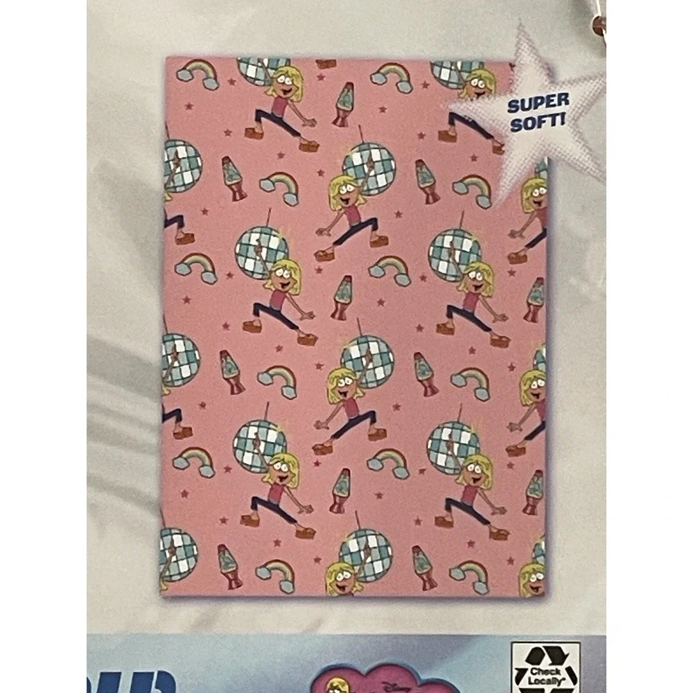 NEW Walt Disney Lizzie McGuire Throwback Plush Blanket Twin Size Y2K 50